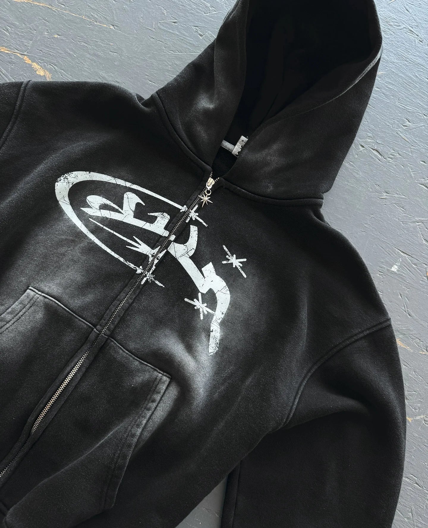 Harajuku Style Zip Hoodie