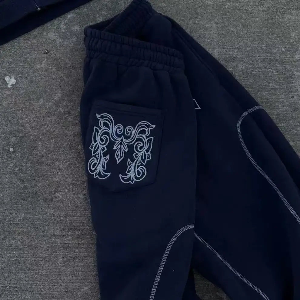 Y2K Oversized Hoodie & Sweatpants Set