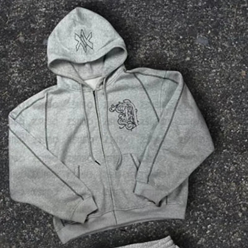 Y2K Oversized Hoodie & Sweatpants Set