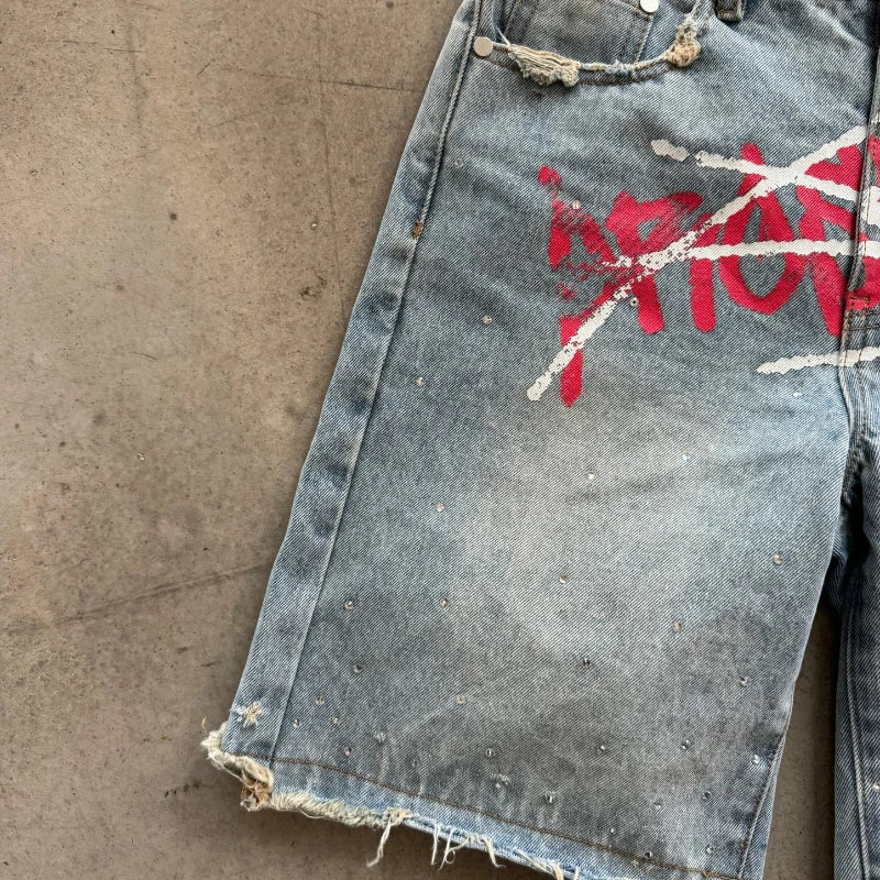 Retro Baggy Denim Shorts