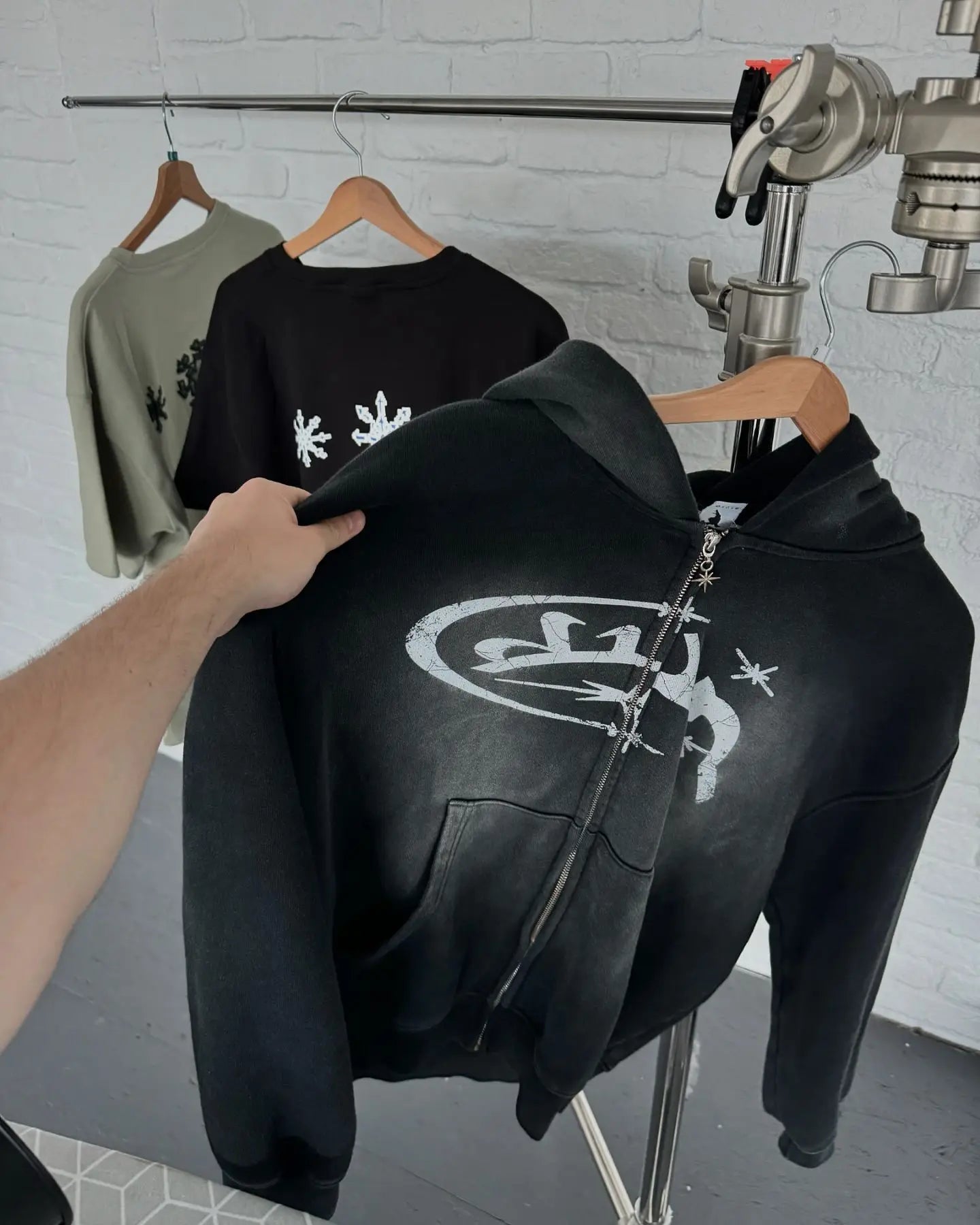 Harajuku Style Zip Hoodie