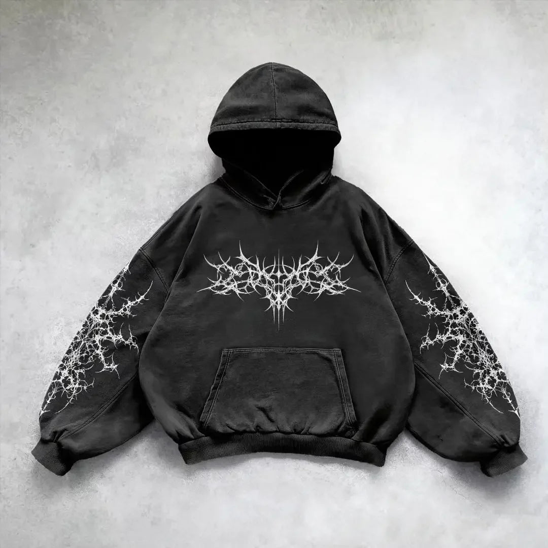 Harajuku Style Zip Hoodie
